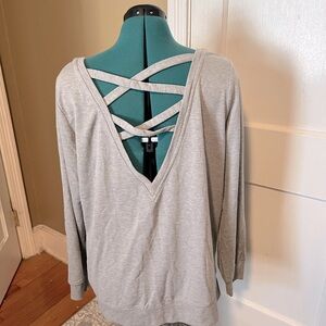 Lightweight Grey Pullover Active Sweater - Plus Size/ Torrid Size 2